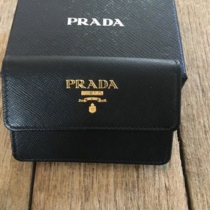Prada credit card/business card holder